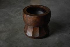 Hand Carved Sculptural Usu Mortar Japan Early 20th Century - 4706747