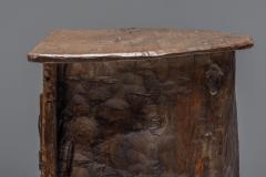 Hand Carved Vernacular Cabinet circa 1900 - 4593844