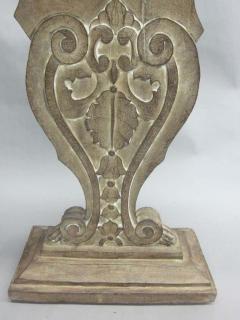 Hand Carved and Cerused Modern Neoclassical Northern Italian Console - 1844406