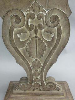 Hand Carved and Cerused Modern Neoclassical Northern Italian Console - 1844409