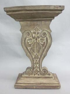 Hand Carved and Cerused Modern Neoclassical Northern Italian Console - 1844411