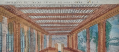 Hand Colored Vue doptique of the Hotel des Invalides Dining Room in Paris - 2675710