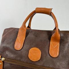 Hand Crafted Travel Tote Cargo Life Bag Italian Leather Brics Italy - 2978545