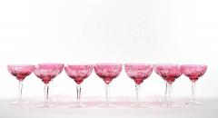 Hand Etched Crystal Barware Tableware Champagne Coupe Service 12 People - 3174778