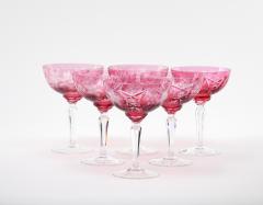 Hand Etched Crystal Barware Tableware Champagne Coupe Service 12 People - 3174806