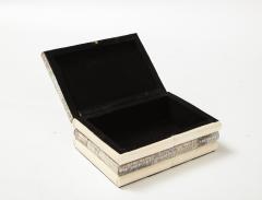 Hand Incised Natural Bone Box - 2160658