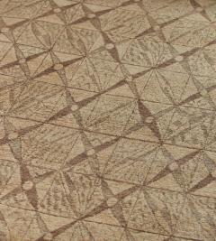 Hand Knotted Patterned All Natural Hemp Rug - 2368434