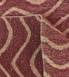 Hand Knotted Wool and Hemp Rug - 2380708