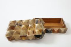 Hand Made Pyramidal Horn Keepsake Box - 2398755