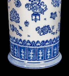 Hand Painted Chinese Ceramic Umbrella Stand - 3054424