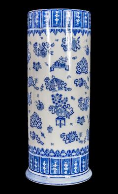 Hand Painted Chinese Ceramic Umbrella Stand - 3054427