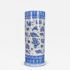 Hand Painted Chinese Ceramic Umbrella Stand - 3056726