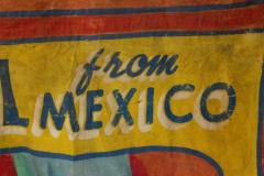 Hand Painted Circus Banner of Armless Wonder - 4519700