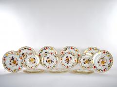 Hand Painted Gilt Floral English Royal Crown Derby Dinner Service 10 People  - 3179910