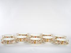 Hand Painted Gilt Floral English Royal Crown Derby Dinner Service 10 People  - 3179916