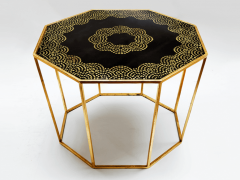 Hand Painted Gold Leaf Table - 970651