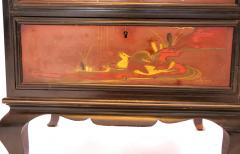 Hand Painted Lacquered Wood Chinoiserie Cabinet - 2786342