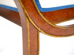 Hand Painted Partially Gilt Adams Style Small Settee - 3534736