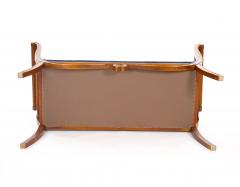 Hand Painted Partially Gilt Adams Style Small Settee - 3534739