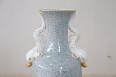 Hand Painted Porcelain Large Vase 1980s - 2291141