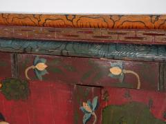 Hand Painted Tibetan Cabinet Early 20th Century - 2968969