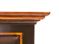 Hand Painted Wood Chinoiserie Panels Trumeau Mirror - 2824329