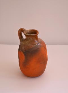Hand Thrown Terracotta Ceramic Pitcher - 2874528