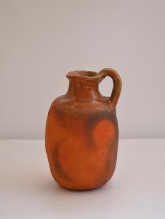 Hand Thrown Terracotta Ceramic Pitcher - 2874529