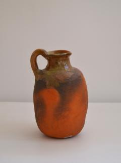 Hand Thrown Terracotta Ceramic Pitcher - 2874531