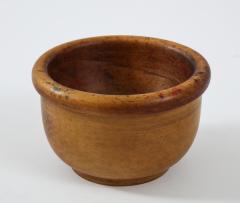 Hand Turned American Wood Bowl with Thick Rim - 1698069