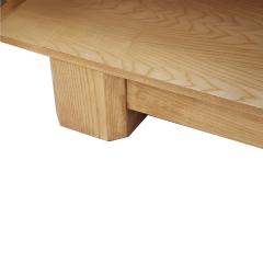 Hand carved Oak Brutalist Style Sideboard with Four Doors Italy - 3596884