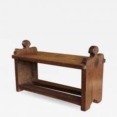 Hand carved wooden foot stool - 2255568