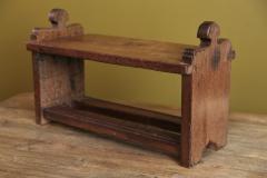 Hand carved wooden foot stool - 3130041