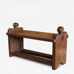 Hand carved wooden foot stool - 3132424