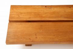 Hand crafted Solid Thick Elm Coffee Table Bench Netherlands 1960 s - 2770584