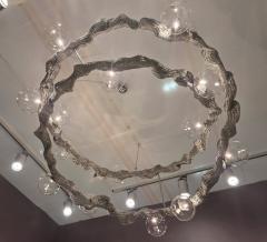 Hand woven Metal Constellation Chandelier - 4393431