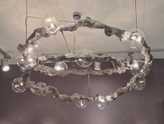 Hand woven Metal Constellation Chandelier - 4393441