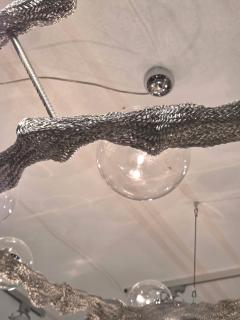 Hand woven Metal Constellation Chandelier - 4393447
