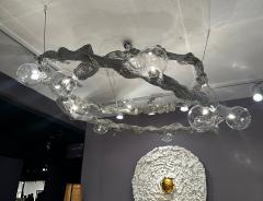 Hand woven Metal Constellation Chandelier - 4393450