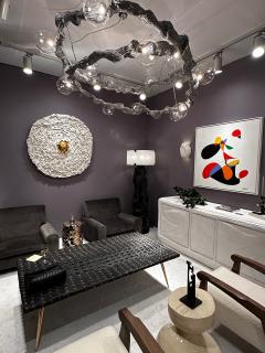 Hand woven Metal Constellation Chandelier - 4393451