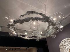 Hand woven Metal Constellation Chandelier - 4393455