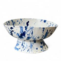 Handbuilt Porcelain Pedestal Bowl - 4243033