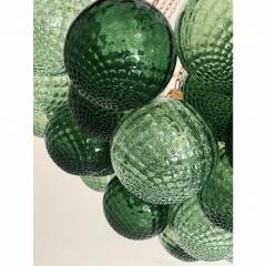 Handcrafted Balloton Murano Glass Sphere Lighting Fixture in Green Color - 4754881