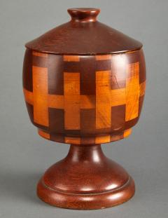 Handcrafted Marquetry Container - 3941359