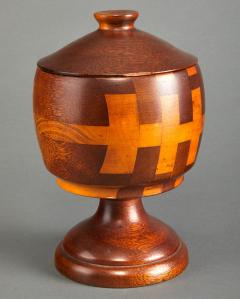 Handcrafted Marquetry Container - 3941368