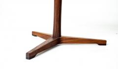 Handcrafted Mid Century Modern Walnut Lollipop Side Table Hobbs Modern Original - 4763021