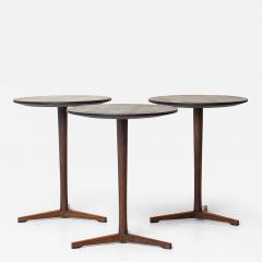 Handcrafted Mid Century Modern Walnut Lollipop Side Table Hobbs Modern Original - 4763127