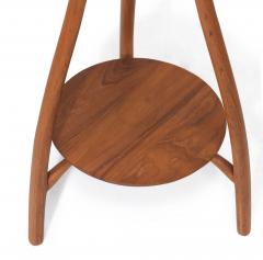 Handcrafted Mid century Solid Teak Plant Stand - 2936922