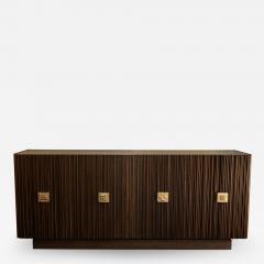 Handcrafted Sideboard in Oak Bronze Glass Italy 2020 - 1824291