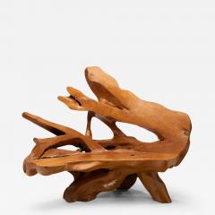 Handcrafted Teak Root Bench Europe late 20th century - 3104163